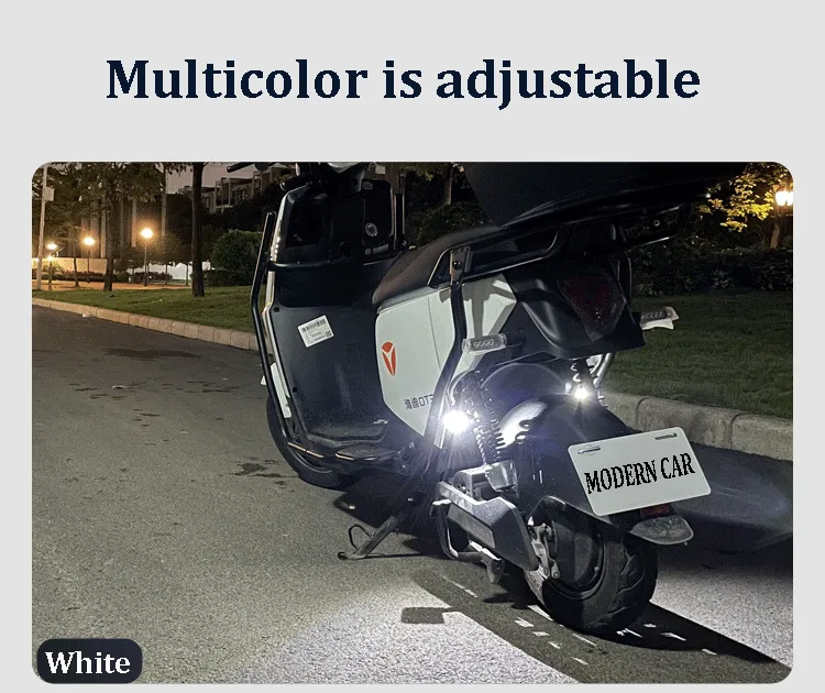 💡 Car Strobe Light 8 Color Remote Motorcycle Flash Led Anti-collision Warning Lamp 💡